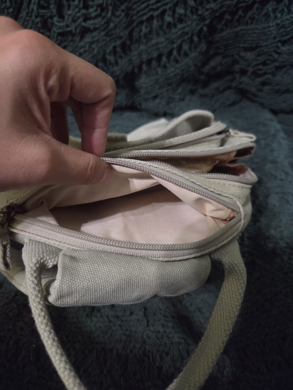 L.L. Bean Canvas Sling Backpack - Picture 7 of 10